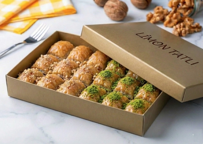 1 kg Cevizli Fıstıklı Baklava Dengeli Karışım