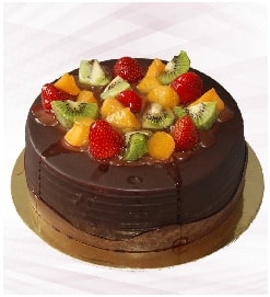 Özel Yapım Karışık Meyveli Hasbahçe Pastası 2-3 Kişilik